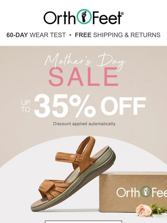 UP TO 35% OFF | Mother’s Day Sale
