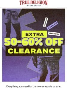 UP TO AN EXTRA 60% OFF