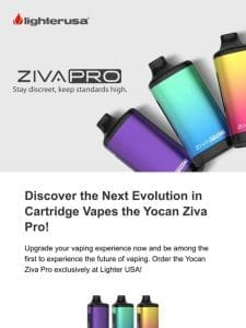 Unveiling Yocan’s New Cartridge Vaporizer: Meet the Ziva Pro! Up to 15% and Free Shipping!