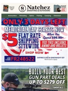 Up to $279 Off Gun Part Deals to Build Your Best!