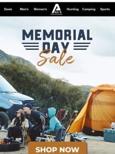 Up to 30% Off During Our Memorial Day Sale!