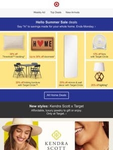 Up to 30% off home deals during the Hello Summer Sale