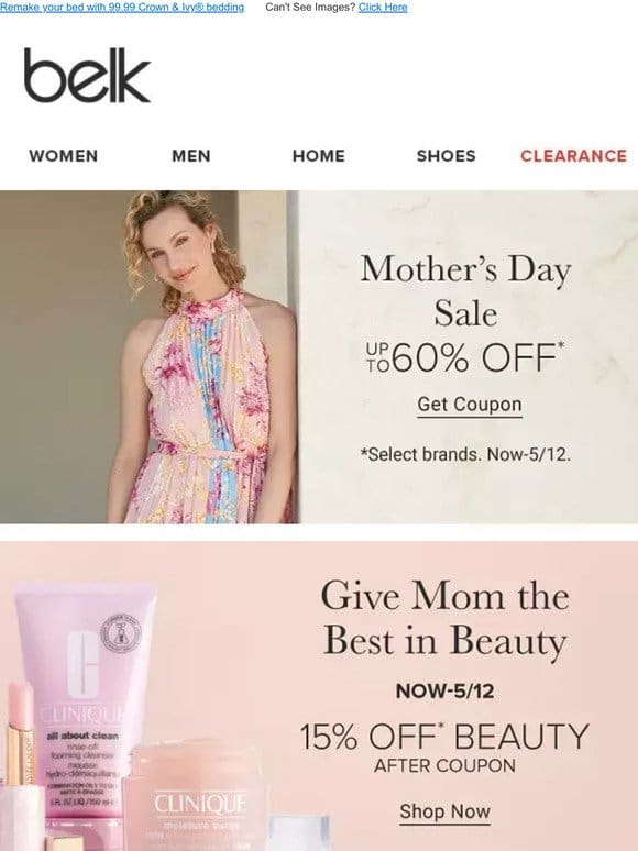 Up to 50% off handbags & accessories make the perfect gifts for mom!