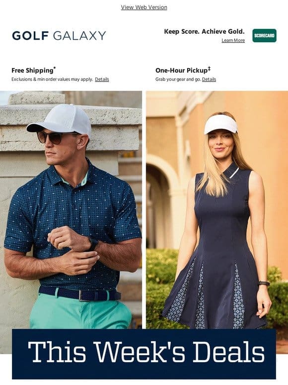 Up to 50% off select Walter Hagen clothing