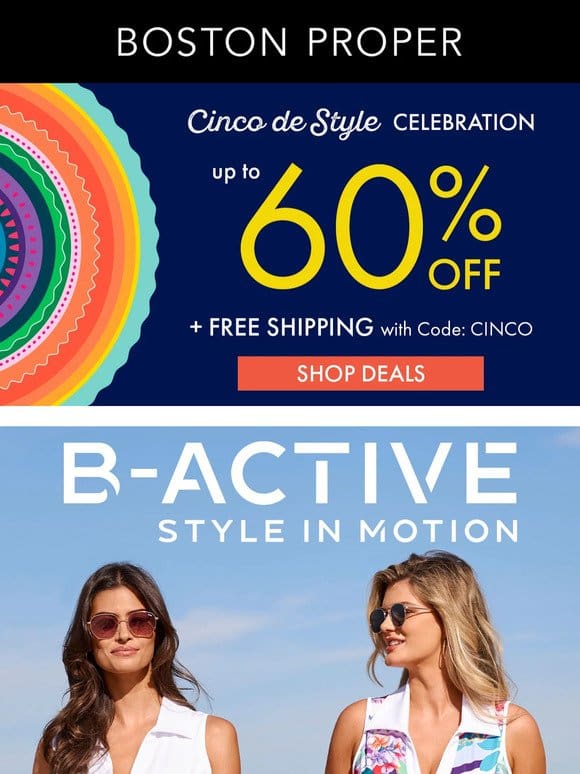 Up to 60% OFF Cinco de Style DEALS + FREE SHIPPING