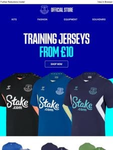 Upgrade Your Training Gear: Jerseys From £10