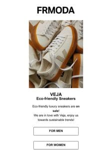 Veja Sneakers: Vegan luxury on Sale