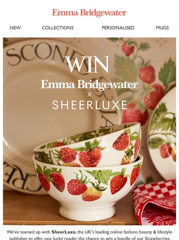 WIN: Emma Bridgewater x SheerLuxe