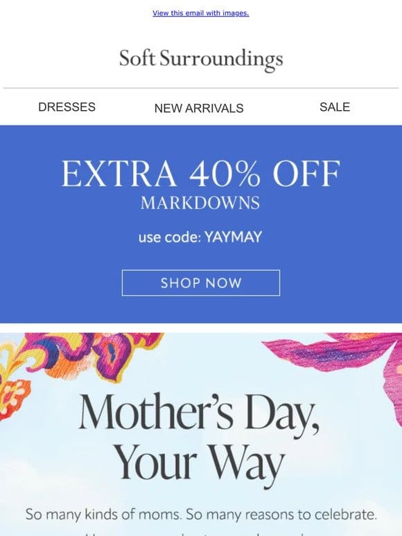 WOW! Extra 40% Off Markdowns.