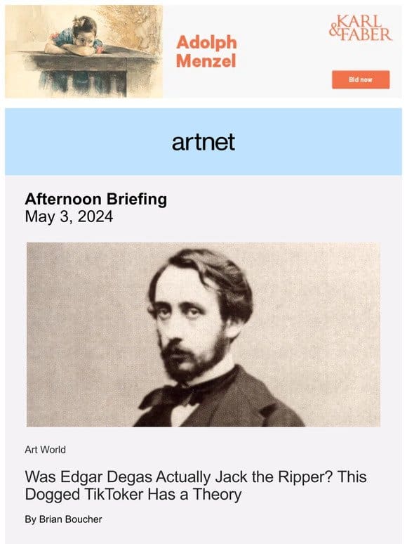 Was Edgar Degas Actually Jack the Ripper?