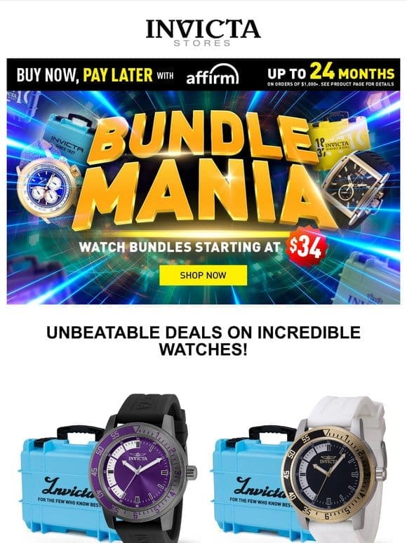Watch Bundles Starting At $34 It’s BUNDLE-MANIA ❗️