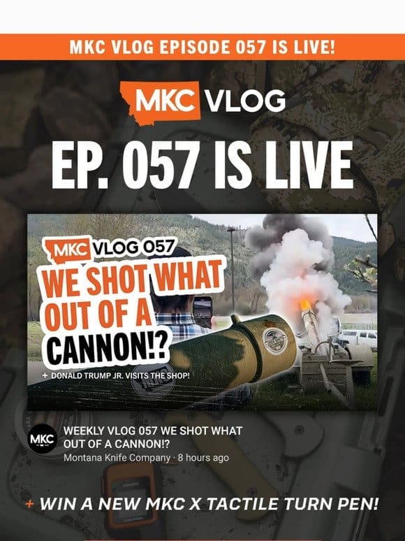We Shot WHAT Out Of a Cannon!? + Vlog: 057 is LIVE!