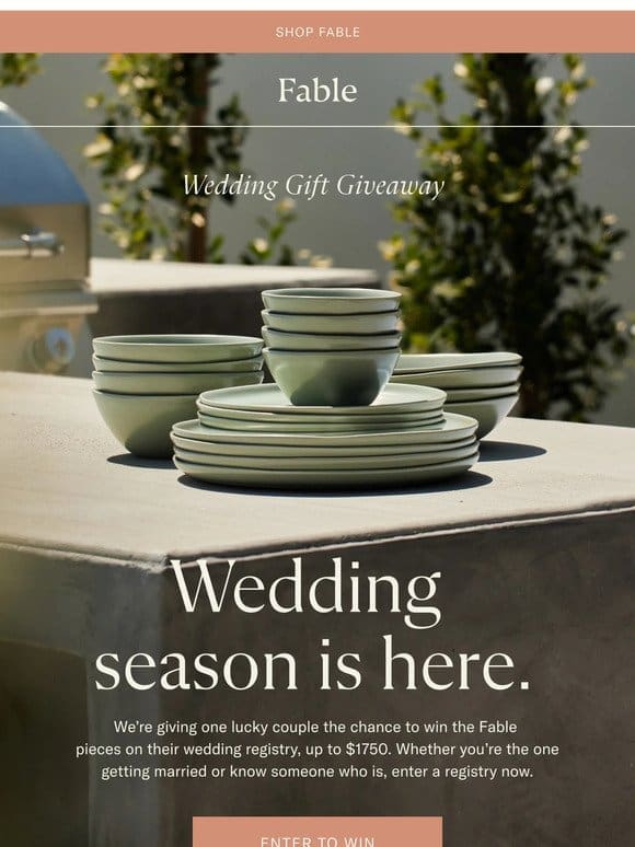 Wedding Giveaway: Have You Entered? ?