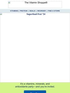 Welcome to Superfood Fest ’24