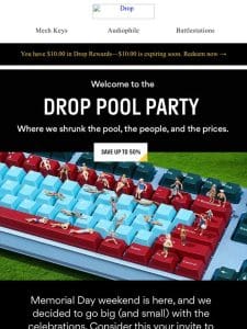 We’re Throwing a Pool Party