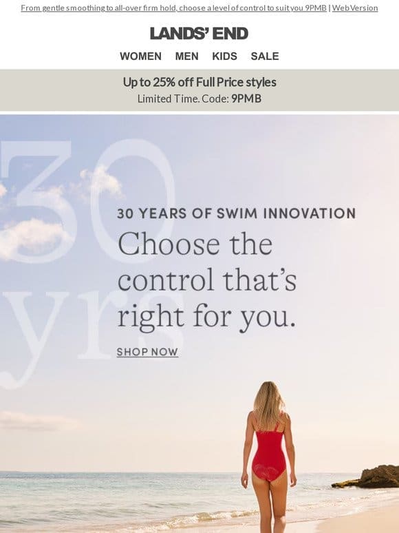 We’re celebrating 30 years of swim innovation!