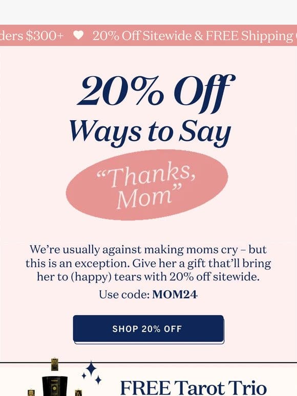 We’re usually against making moms cry but…