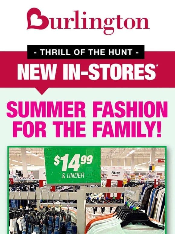We’re your one-stop summer shop for all!