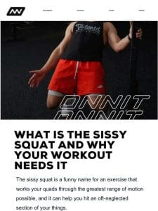 What Is The Sissy Squat and Why Your Workout Needs It