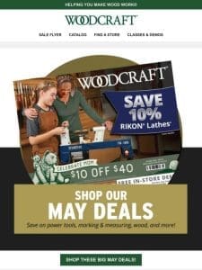 What’s on Sale at Woodcraft?