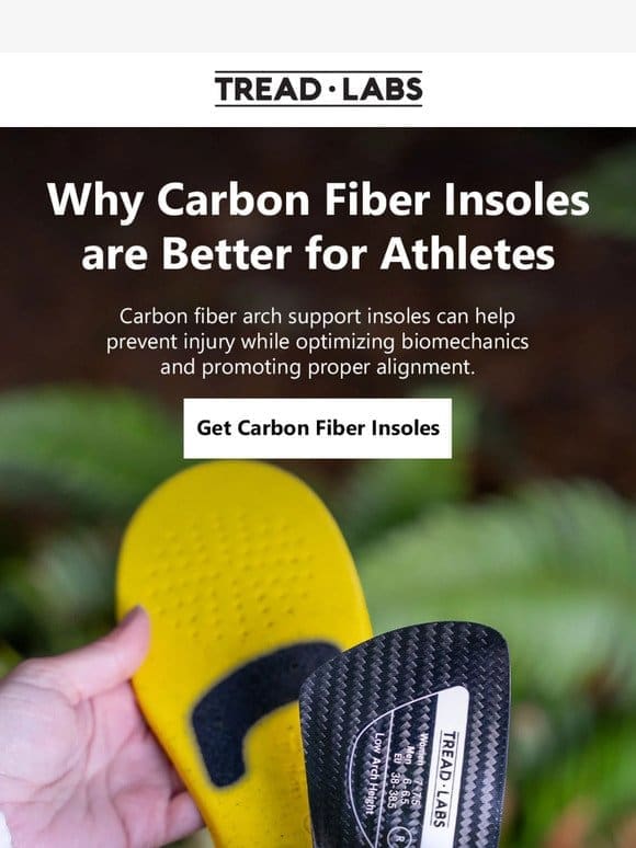 Why Carbon Fiber Insoles are Better for Athletes