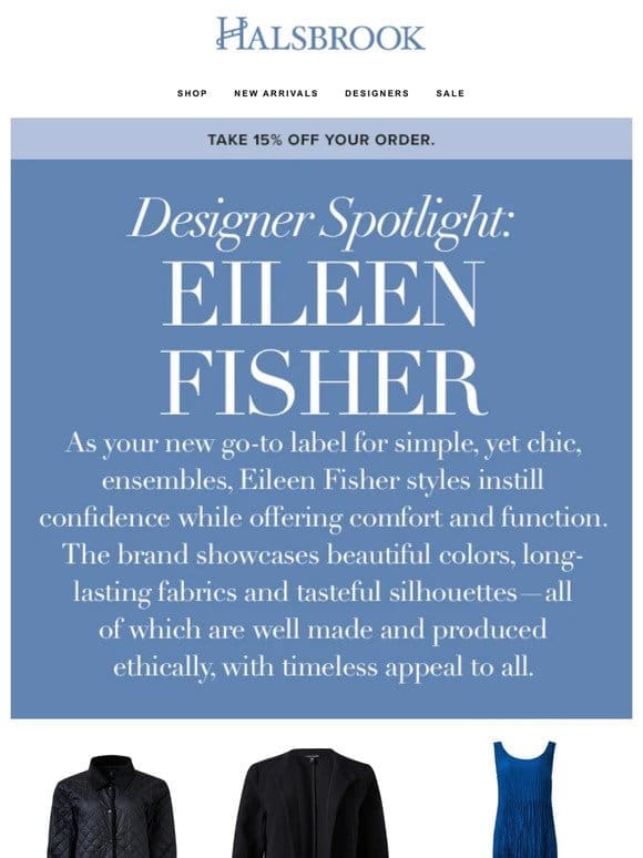 Why We Love: Eileen Fisher