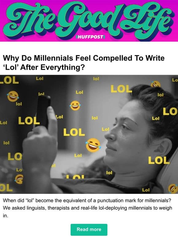 Why do millennials feel compelled to write ‘lol’ after everything?