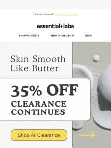 Will 35% Off Clearance Butter You Up?