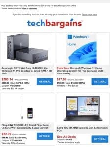 Windows 11 Home/Pro OEM License Under $20 | $399 iPad Air Apple M1 Chip Tablet | $3 Stainless Steel Carabiner