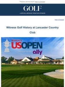 Witness Golf History at Lancaster Country Club
