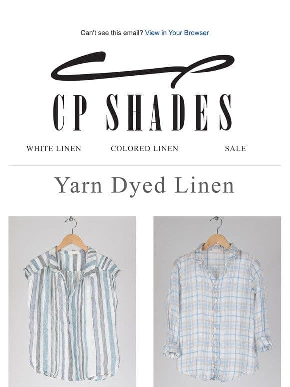 Yarn Dyed Linen