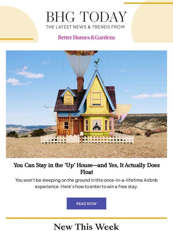 You Can Stay in the ‘Up’ House—and Yes， It Actually Does Float