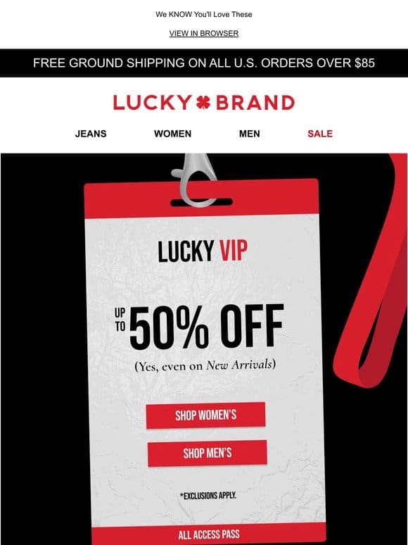 You Deserve Up To 50% Off