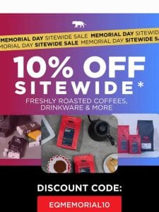 You have 10% OFF your favorites ☕️