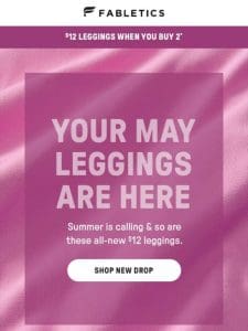 Your $12 Leggings are HERE!