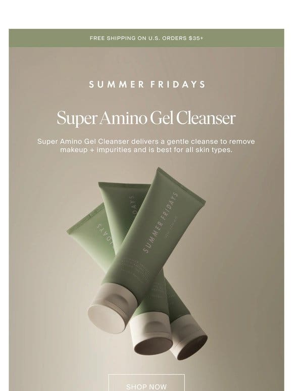 Your Daily Essential: Super Amino Gel Cleanser