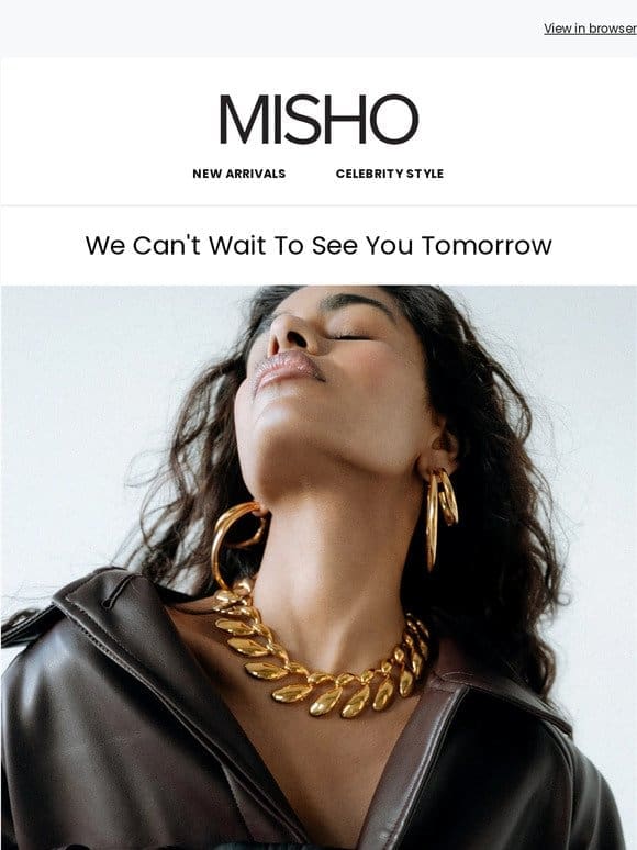 Your Exclusive MISHO Invite