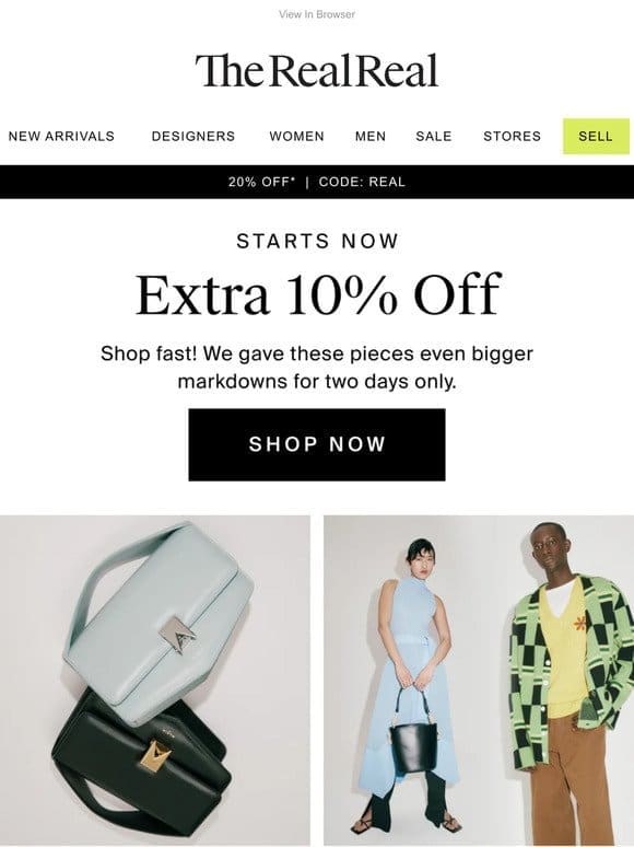 Your extra 10% off
