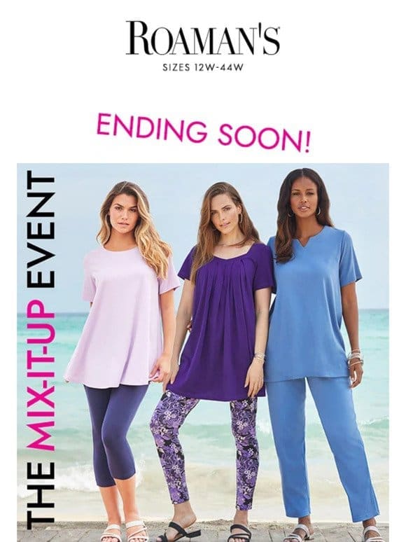 Your favorite MIX-IT-UP Event deal is ending SOON!