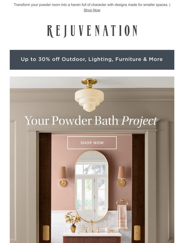 Your project: New arrivals to refresh your powder bath