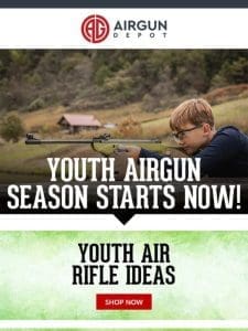 Youth Airgun Season Starts Today!