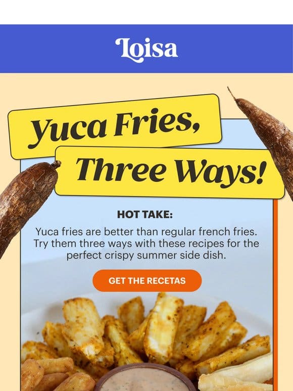 Yuca Fries > French Fries!!