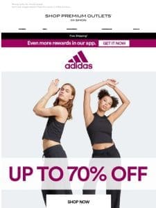 adidas Up to 70% Off