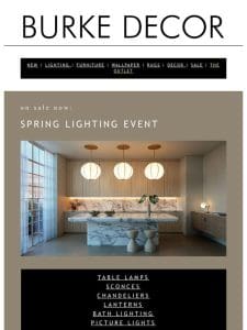 last weekend: the spring lighting event ?
