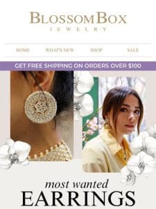 most wanted earrings