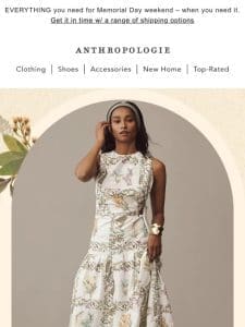 pick-your-own floral dresses w/ a french twist