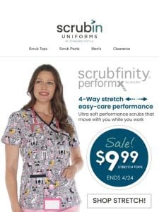scrubfinity? performx $9.99 Sale!