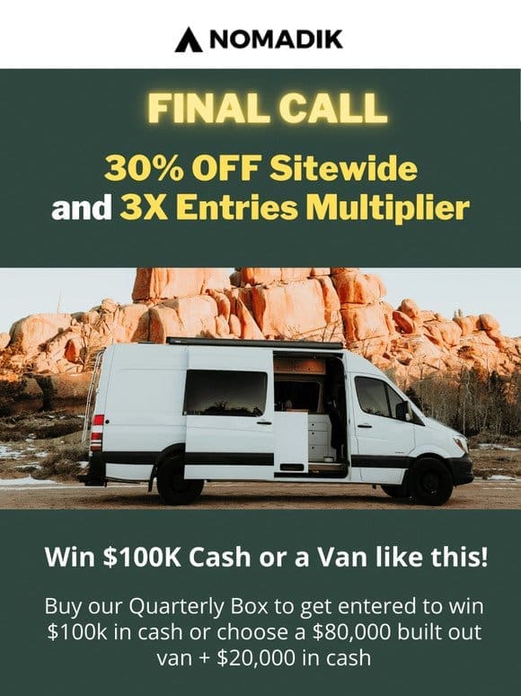 ⏰ FINAL CALL: $100K Giveaway is Ending