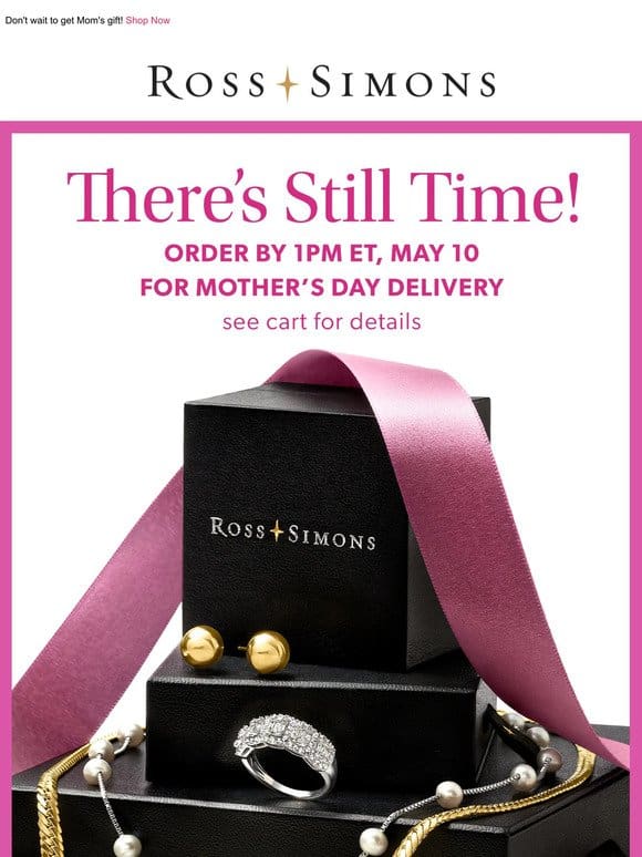 ⏳ FINAL HOURS for Mother’s Day delivery – order by 1PM ET⏳