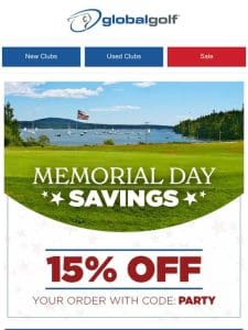 ★ Memorial Day Savings on Preowned Clubs & More ★